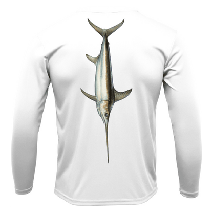 Saltwater Born Key West, FL Trophy Sword Long Sleeve UPF 50+ Dry - Fit Shirt - Angler's Pro Tackle & Outdoors