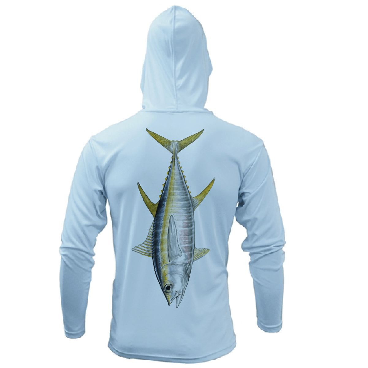 Saltwater Born Key West, FL Tuna Long Sleeve UPF 50+ Dry - Fit Hoodie - Angler's Pro Tackle & Outdoors