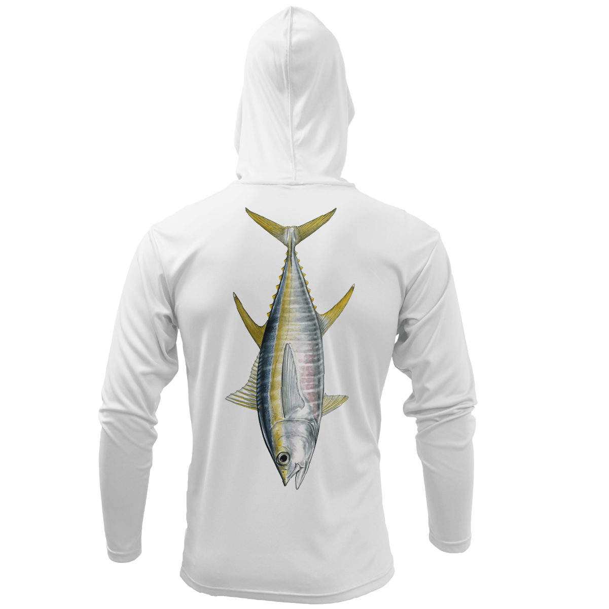 Saltwater Born Key West, FL Tuna Long Sleeve UPF 50+ Dry - Fit Hoodie - Angler's Pro Tackle & Outdoors