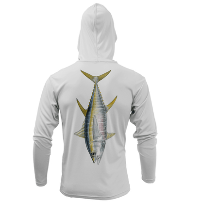 Saltwater Born Key West, FL Tuna Long Sleeve UPF 50+ Dry - Fit Hoodie - Angler's Pro Tackle & Outdoors