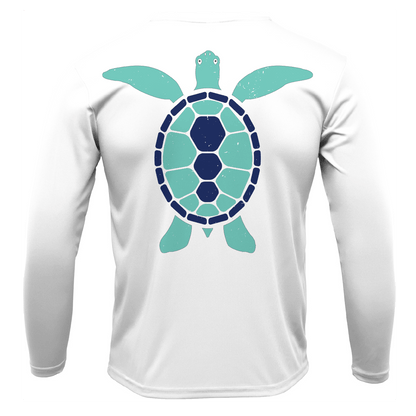 Saltwater Born Key West, FL Turtle Long Sleeve UPF 50+ Dry - Fit Shirt - Angler's Pro Tackle & Outdoors