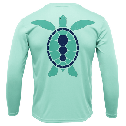 Saltwater Born Key West, FL Turtle Long Sleeve UPF 50+ Dry - Fit Shirt - Angler's Pro Tackle & Outdoors