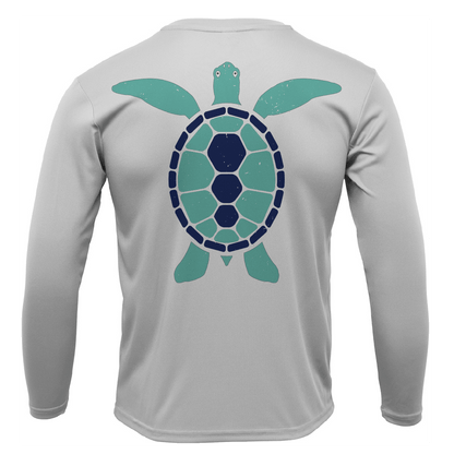 Saltwater Born Key West, FL Turtle Long Sleeve UPF 50+ Dry - Fit Shirt - Angler's Pro Tackle & Outdoors