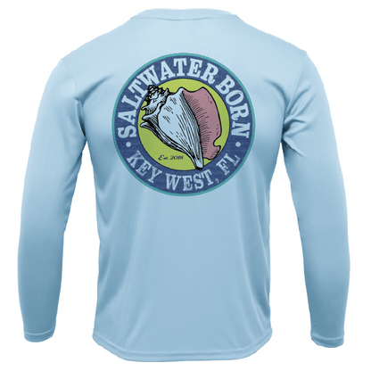 Saltwater Born Key West, FL USA Born Long Sleeve UPF 50+ Dry - Fit Shirt - Angler's Pro Tackle & Outdoors