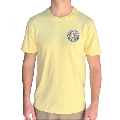 Saltwater Born Key West, Florida Circle Logo Saltwater Born Tee - Angler's Pro Tackle & Outdoors