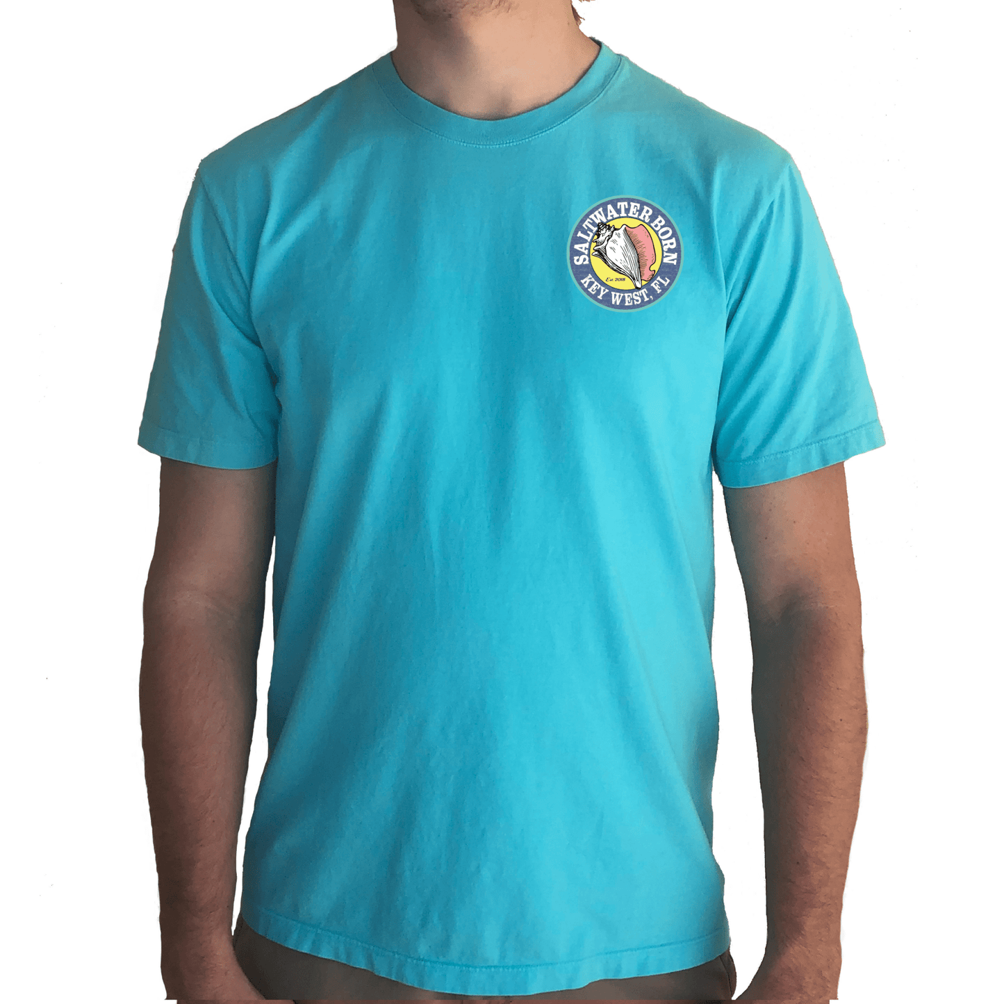 Saltwater Born Key West, Florida Mahi Tee - Angler's Pro Tackle & Outdoors