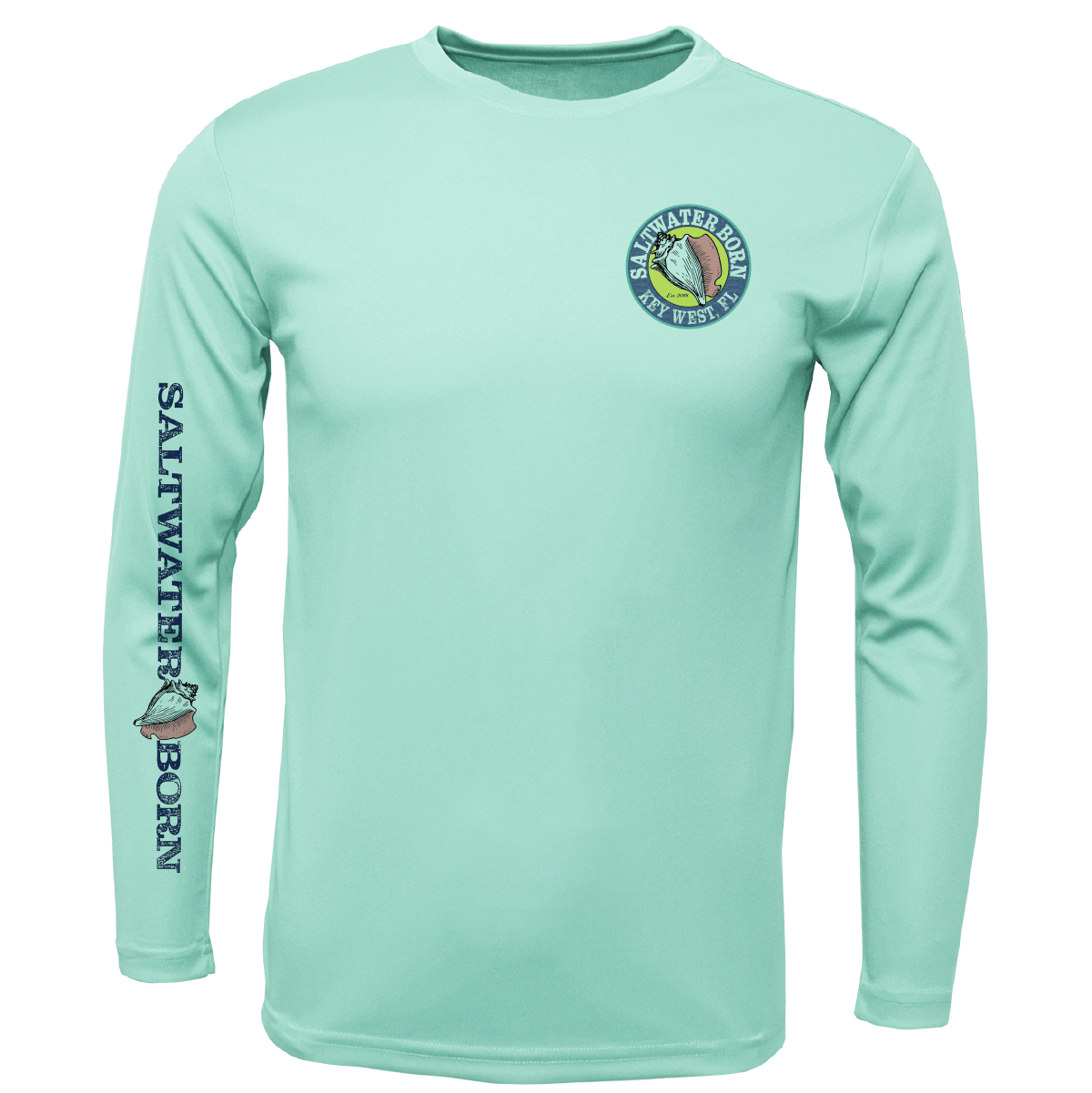 Saltwater Born Key West Wahoo Long Sleeve UPF 50+ Dry - Fit Shirt - Angler's Pro Tackle & Outdoors