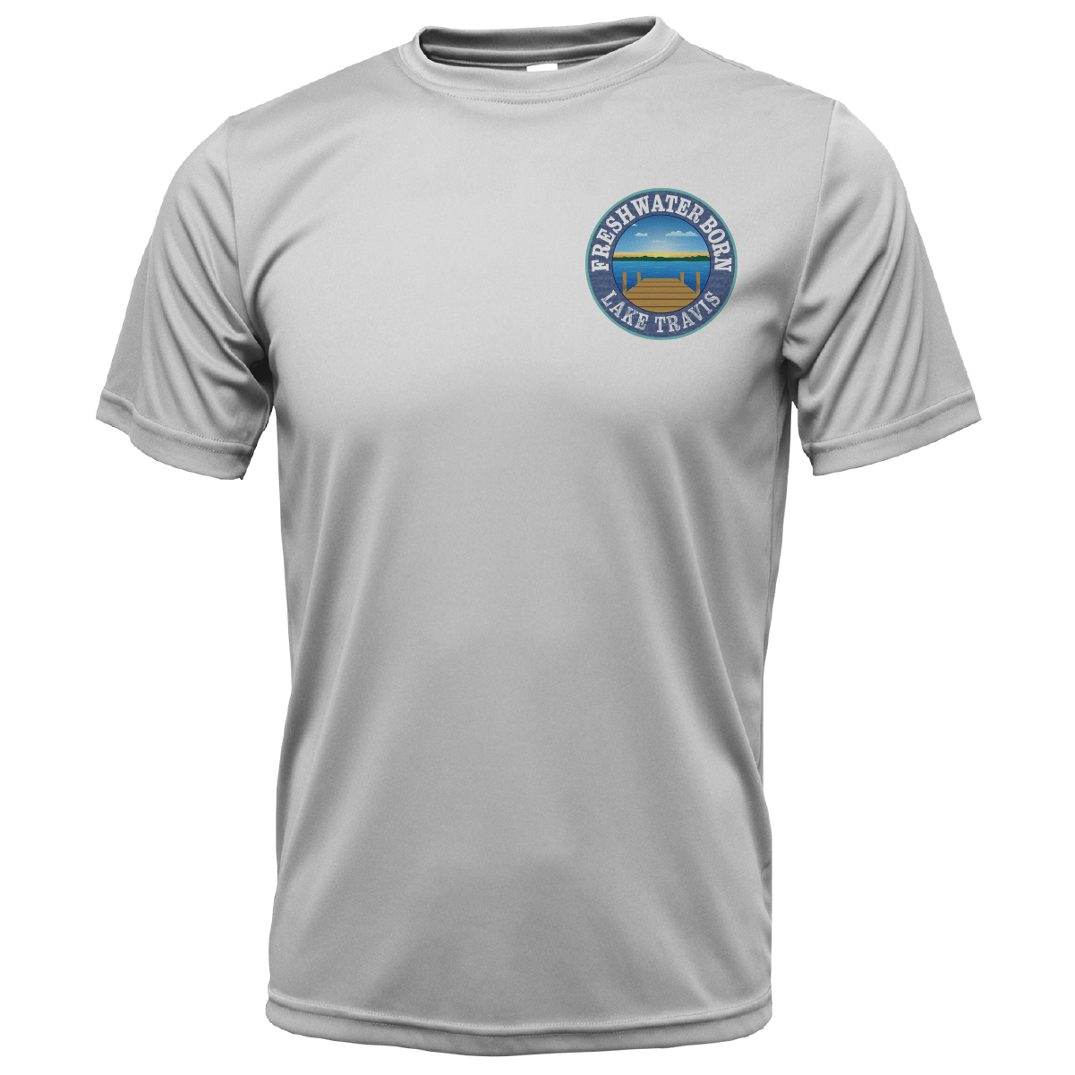 Saltwater Born Lake Travis "All For Rum and Rum For All" Men's Short Sleeve UPF 50+ Dry - Fit Shirt - Angler's Pro Tackle & Outdoors