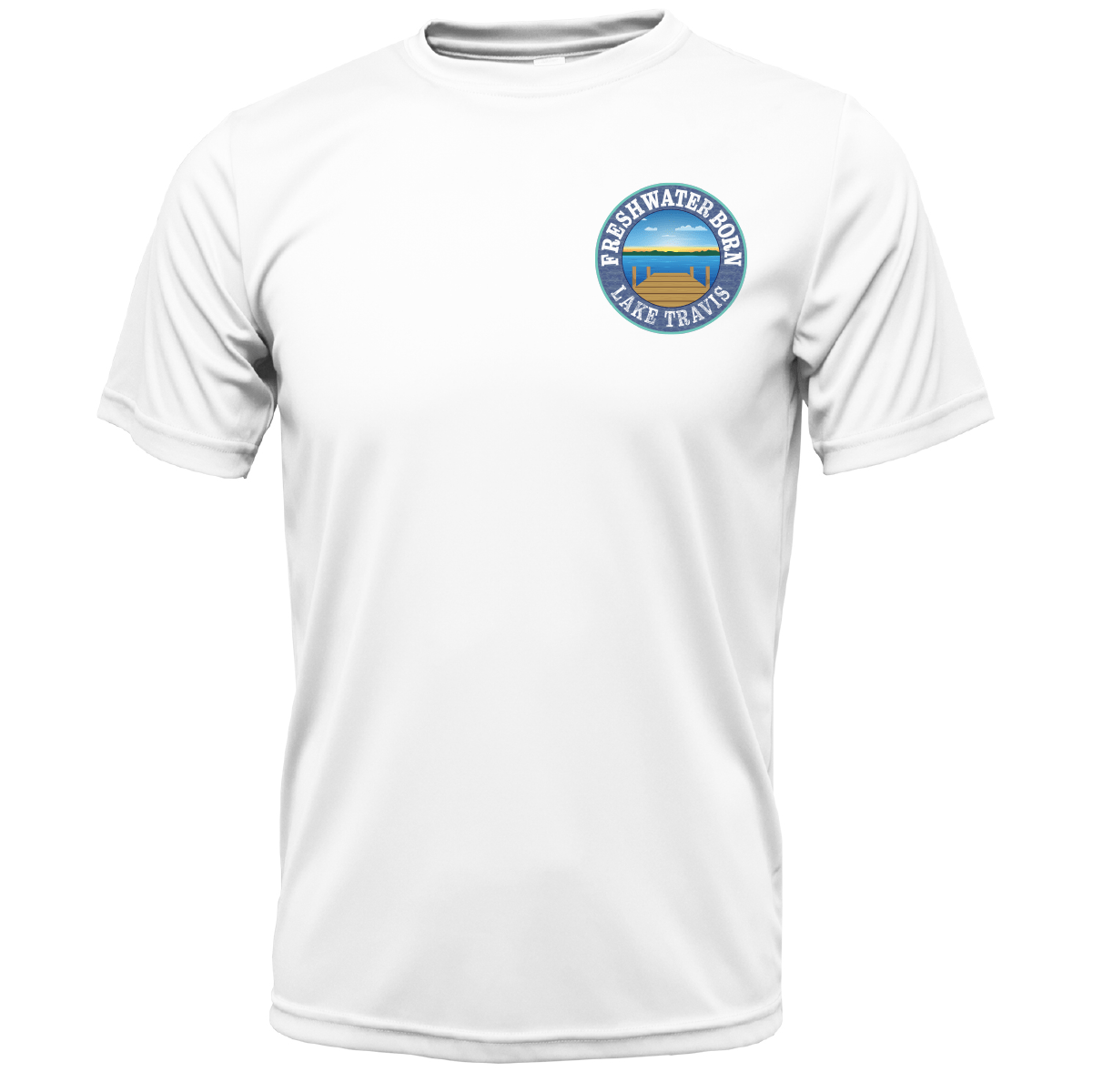 Saltwater Born Lake Travis "All For Rum and Rum For All" Men's Short Sleeve UPF 50+ Dry - Fit Shirt - Angler's Pro Tackle & Outdoors