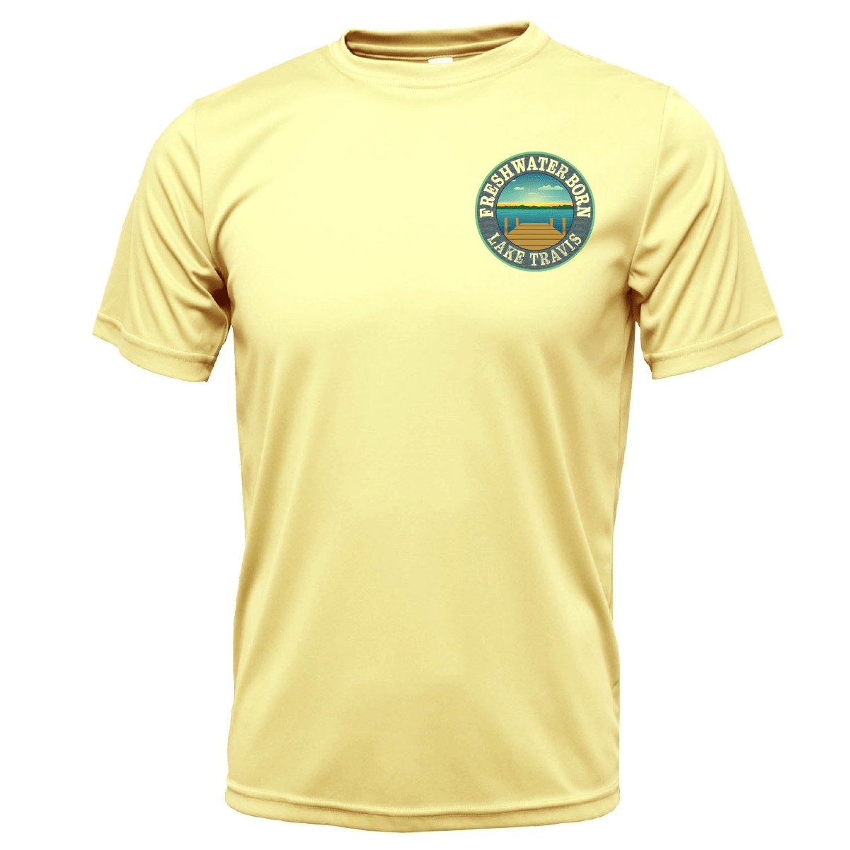 Saltwater Born Lake Travis "All For Rum and Rum For All" Men's Short Sleeve UPF 50+ Dry - Fit Shirt - Angler's Pro Tackle & Outdoors