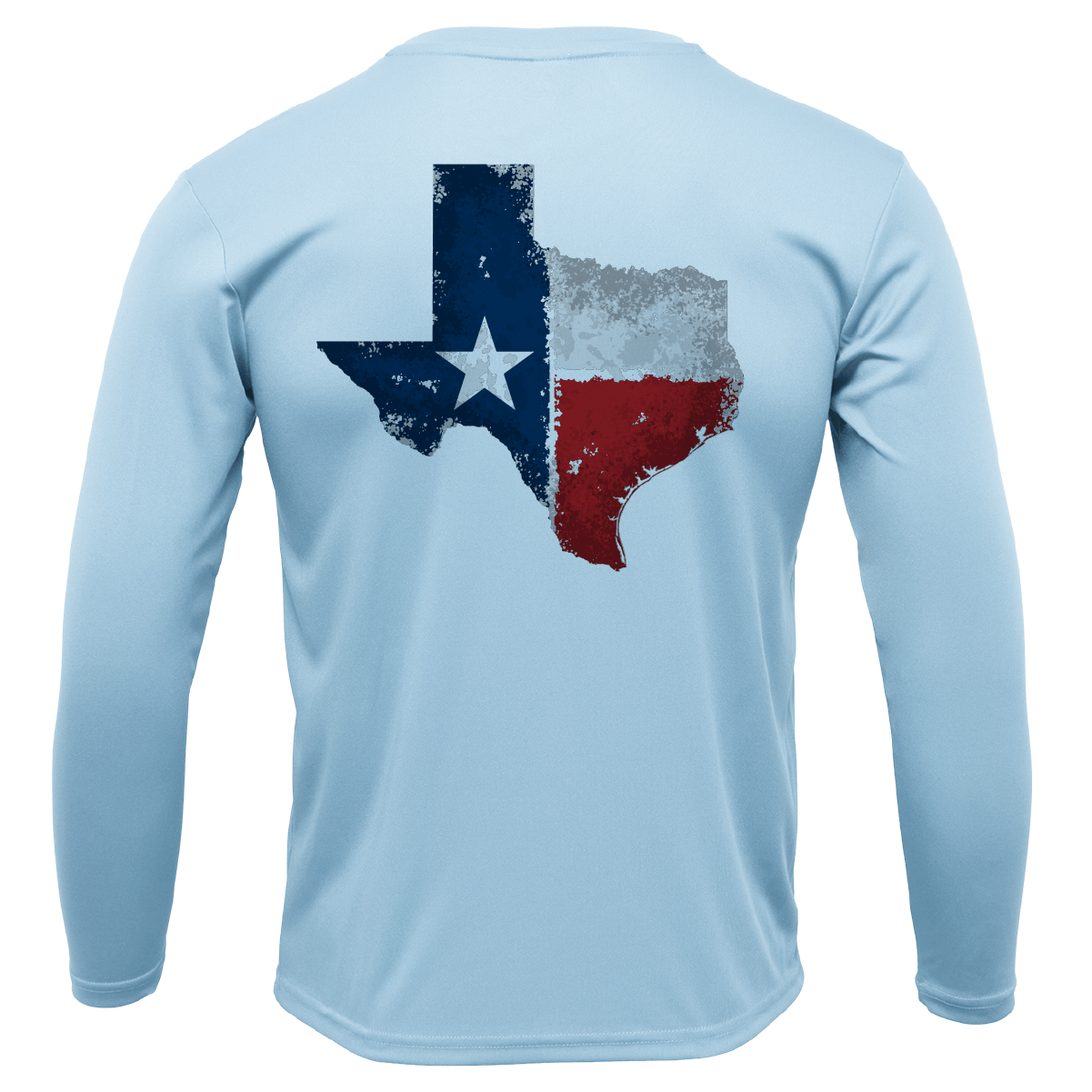 Saltwater Born Lake Travis Freshwater Born State of Texas Men's Long Sleeve UPF 50+ Dry - Fit Shirt - Angler's Pro Tackle & Outdoors