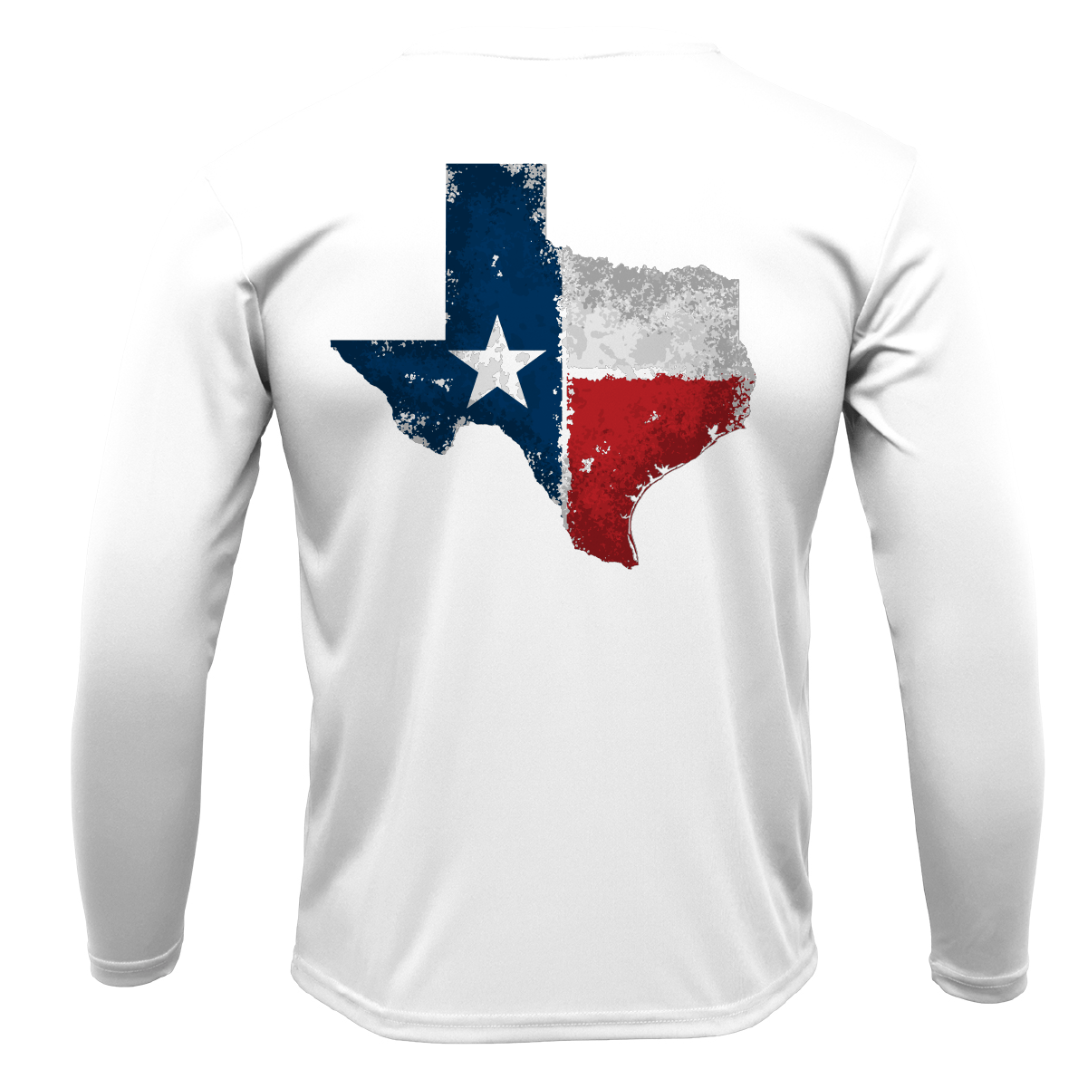 Saltwater Born Lake Travis Freshwater Born State of Texas Men's Long Sleeve UPF 50+ Dry - Fit Shirt - Angler's Pro Tackle & Outdoors