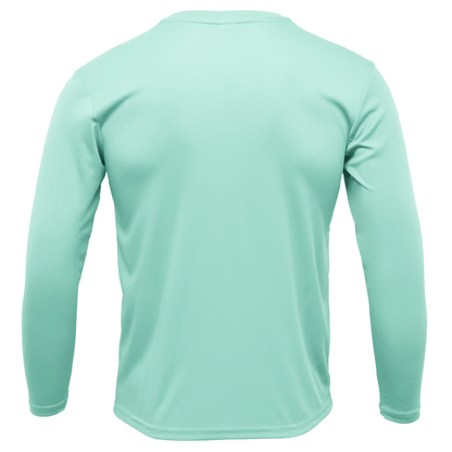 Saltwater Born Men's Clean "Life Is Better At The Beach" Turtle Long Sleeve UPF 50+ Dry - Fit Shirt - Angler's Pro Tackle & Outdoors