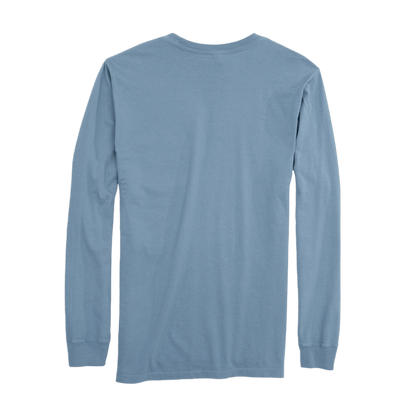 Saltwater Born Men's Linear Logo Cotton Long Sleeve Shirt - Angler's Pro Tackle & Outdoors