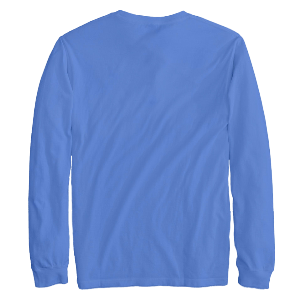 Saltwater Born Men's Linear Logo Cotton Long Sleeve Shirt - Angler's Pro Tackle & Outdoors