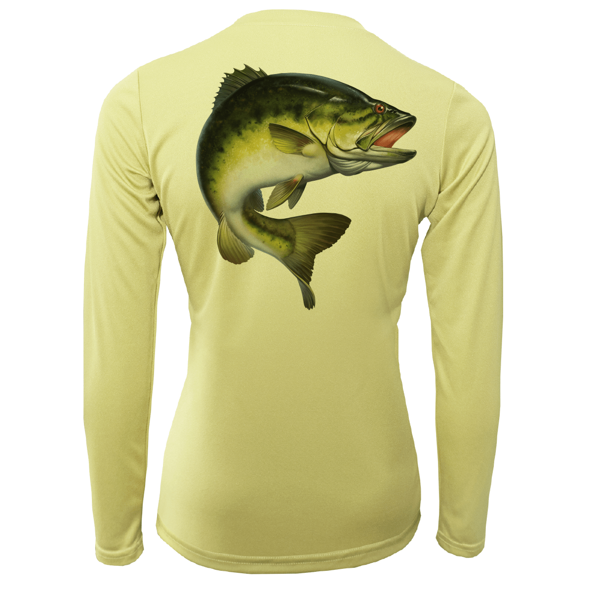 Saltwater Born Michigan Freshwater Born Largemouth Bass Women's Long Sleeve UPF 50+ Dry - Fit Shirt - Angler's Pro Tackle & Outdoors