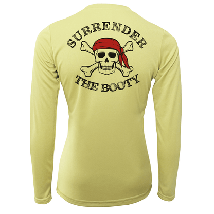 Saltwater Born Michigan Freshwater Born "Surrender The Booty" Women's Long Sleeve UPF 50+ Dry - Fit Shirt - Angler's Pro Tackle & Outdoors