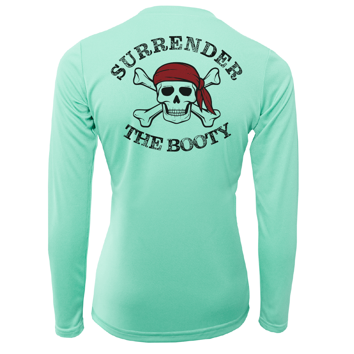 Saltwater Born Michigan Freshwater Born "Surrender The Booty" Women's Long Sleeve UPF 50+ Dry - Fit Shirt - Angler's Pro Tackle & Outdoors