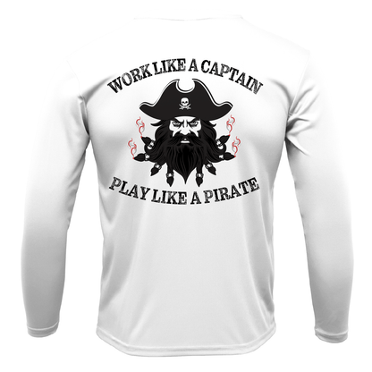 Saltwater Born North Carolina Blackbeard Long Sleeve UPF 50+ Dry - Fit Shirt - Angler's Pro Tackle & Outdoors