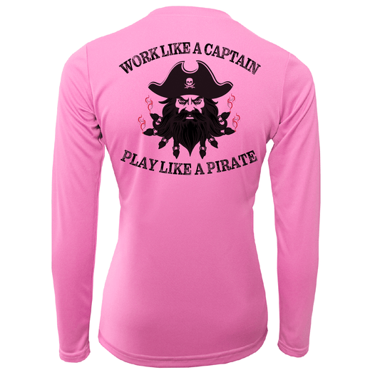 Saltwater Born North Carolina Blackbeard Women's Long Sleeve UPF 50+ Dry - Fit Shirt - Angler's Pro Tackle & Outdoors