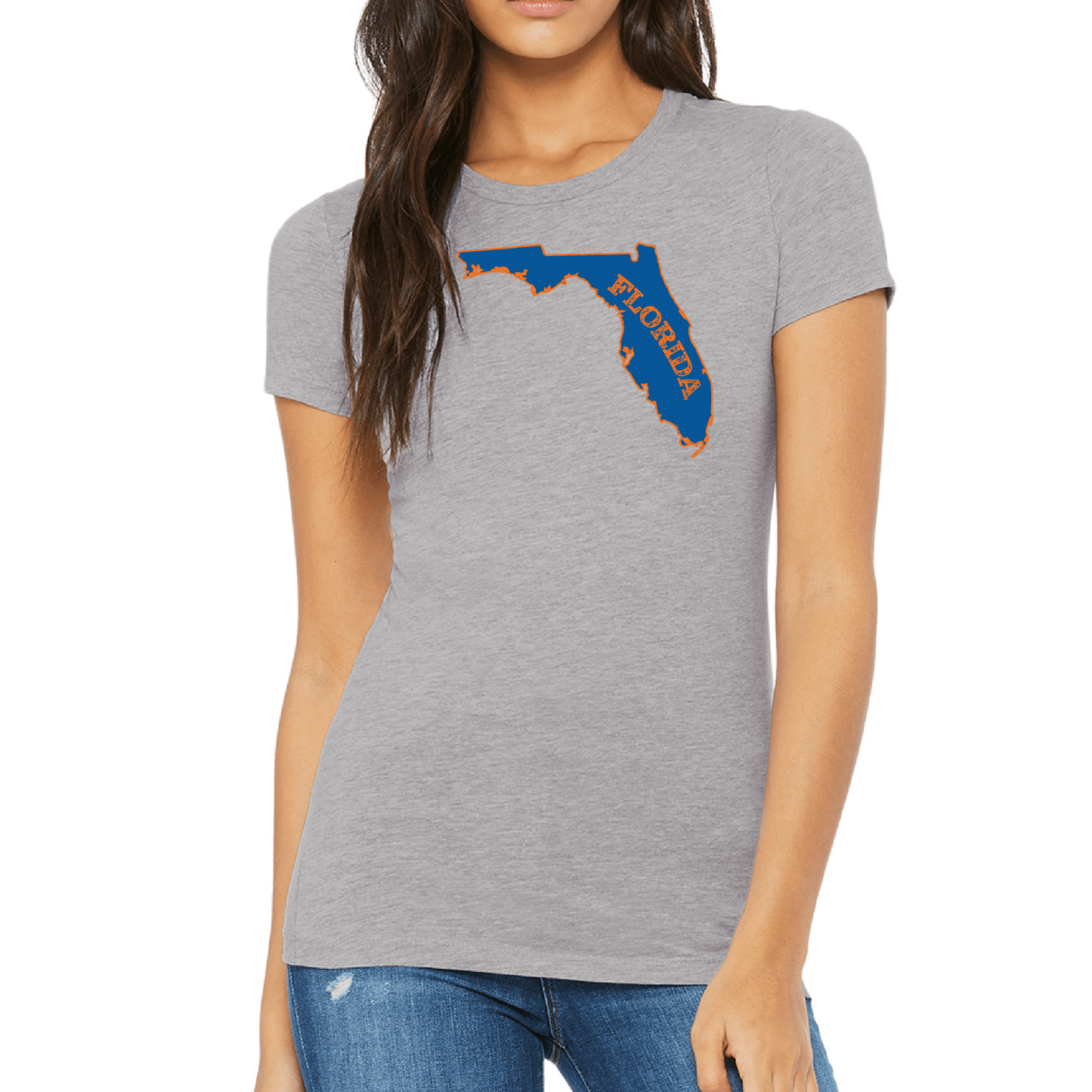 Saltwater Born Orange and Blue Tee - Angler's Pro Tackle & Outdoors