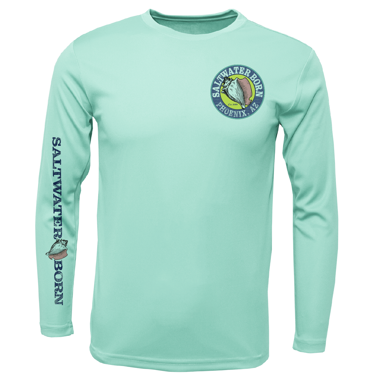 Saltwater Born Phoenix, AZ Kraken Long Sleeve UPF 50+ Dry - Fit Shirt - Angler's Pro Tackle & Outdoors