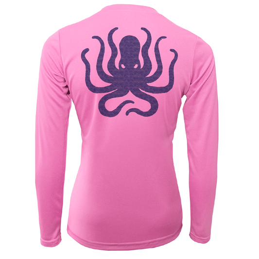 Saltwater Born Siesta Key Kraken Women's Long Sleeve UPF 50+ Dry - Fit Shirt - Angler's Pro Tackle & Outdoors