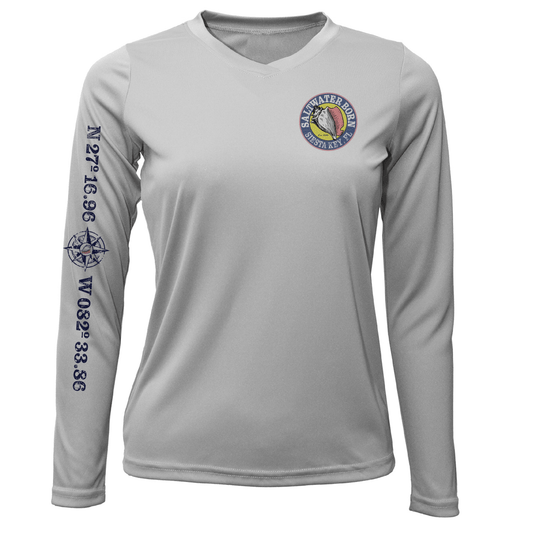 Saltwater Born Siesta Key Saltwater Born Long Sleeve UPF 50+ Dry - Fit Shirt - Angler's Pro Tackle & Outdoors