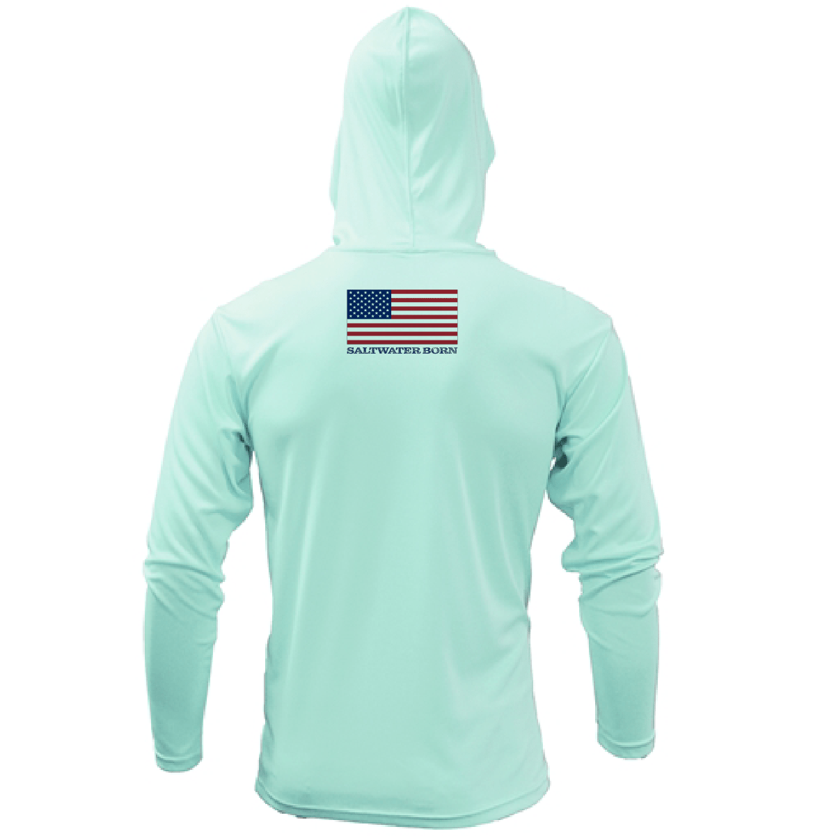 Saltwater Born State of Florida Long Sleeve UPF 50+ Dry - Fit Hoodie - Angler's Pro Tackle & Outdoors