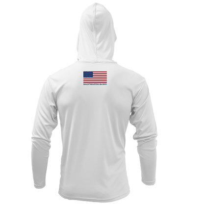 Saltwater Born State of Florida Long Sleeve UPF 50+ Dry - Fit Hoodie - Angler's Pro Tackle & Outdoors