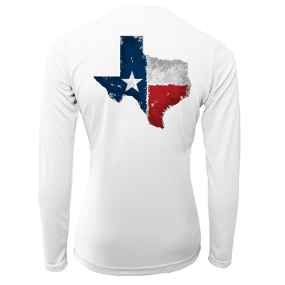 Saltwater Born State of Texas Freshwater Born Women's Long Sleeve UPF 50+ Dry - Fit Shirt - Angler's Pro Tackle & Outdoors