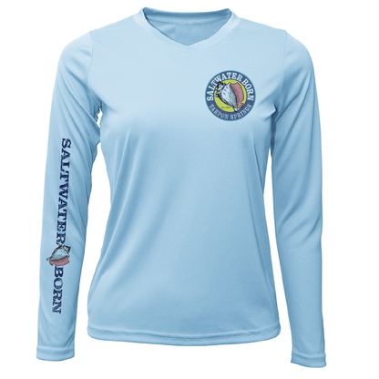 Saltwater Born Tarpon Springs, FL Kraken Women's Long Sleeve UPF 50+ Dry - Fit Shirt - Angler's Pro Tackle & Outdoors