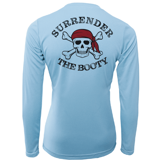 Saltwater Born Texas Freshwater Born "Surrender The Booty" Women's Long Sleeve UPF 50+ Dry - Fit Shirt - Angler's Pro Tackle & Outdoors