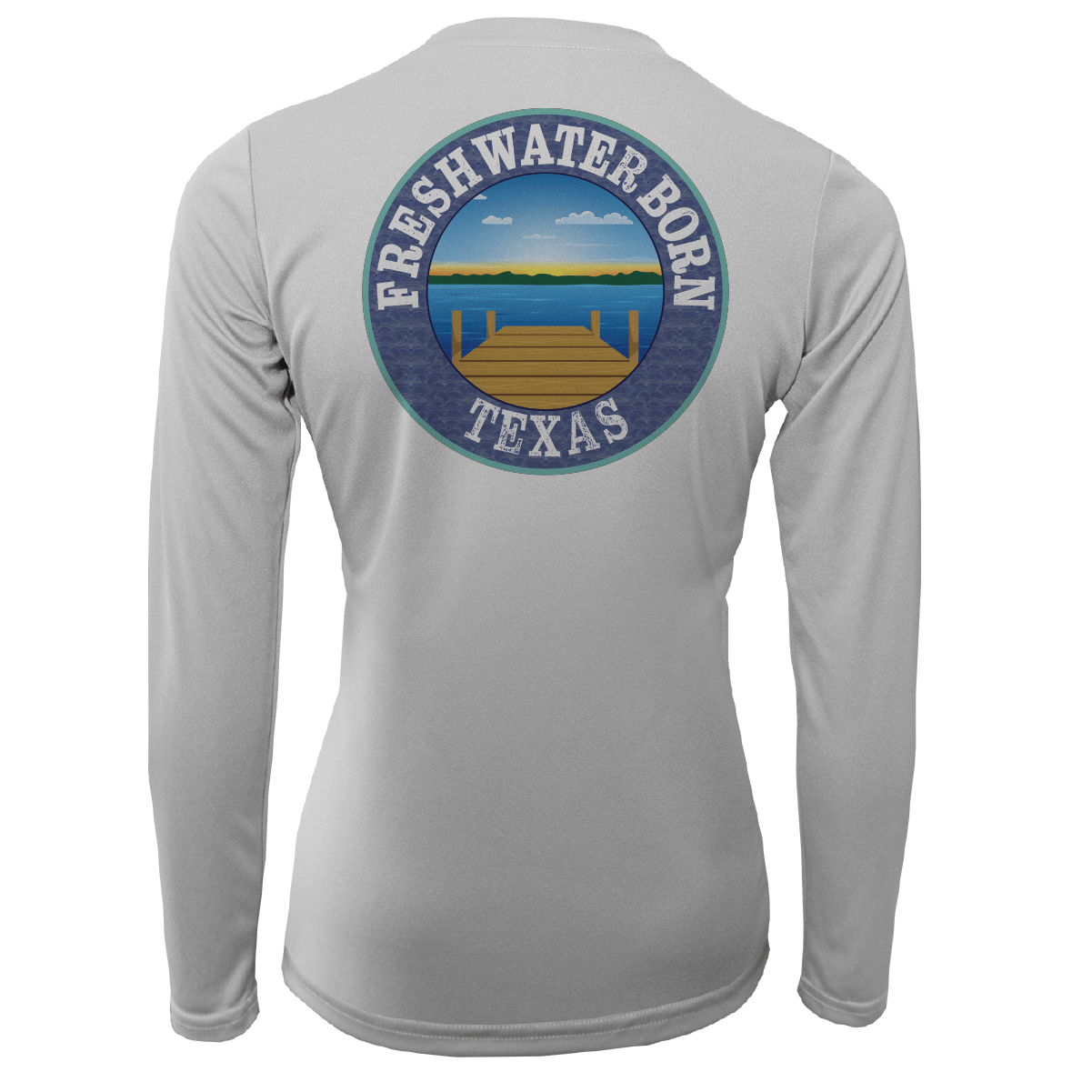 Saltwater Born Texas "Freshwater Heals Everything" Women's Long Sleeve UPF 50+ Dry - Fit Shirt - Angler's Pro Tackle & Outdoors