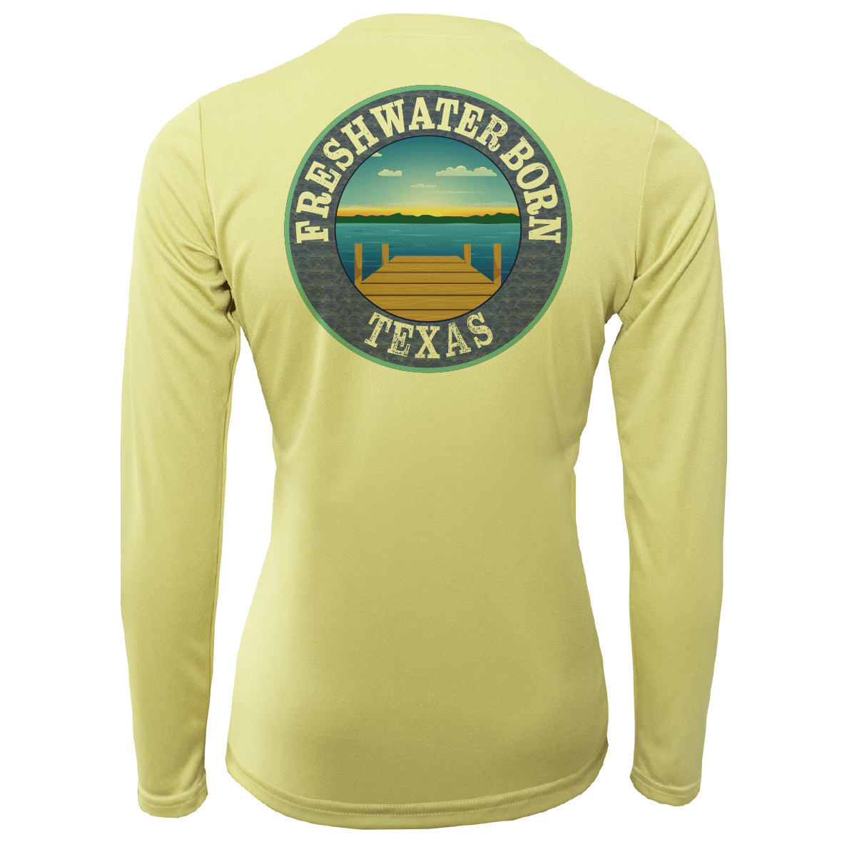 Saltwater Born Texas "Freshwater Heals Everything" Women's Long Sleeve UPF 50+ Dry - Fit Shirt - Angler's Pro Tackle & Outdoors