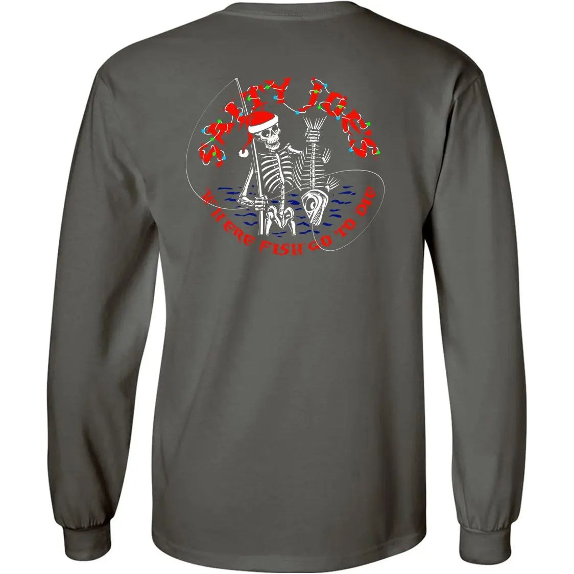 Salty Joe's Christmas Dinner Long Sleeve Tee - Angler's Pro Tackle & Outdoors