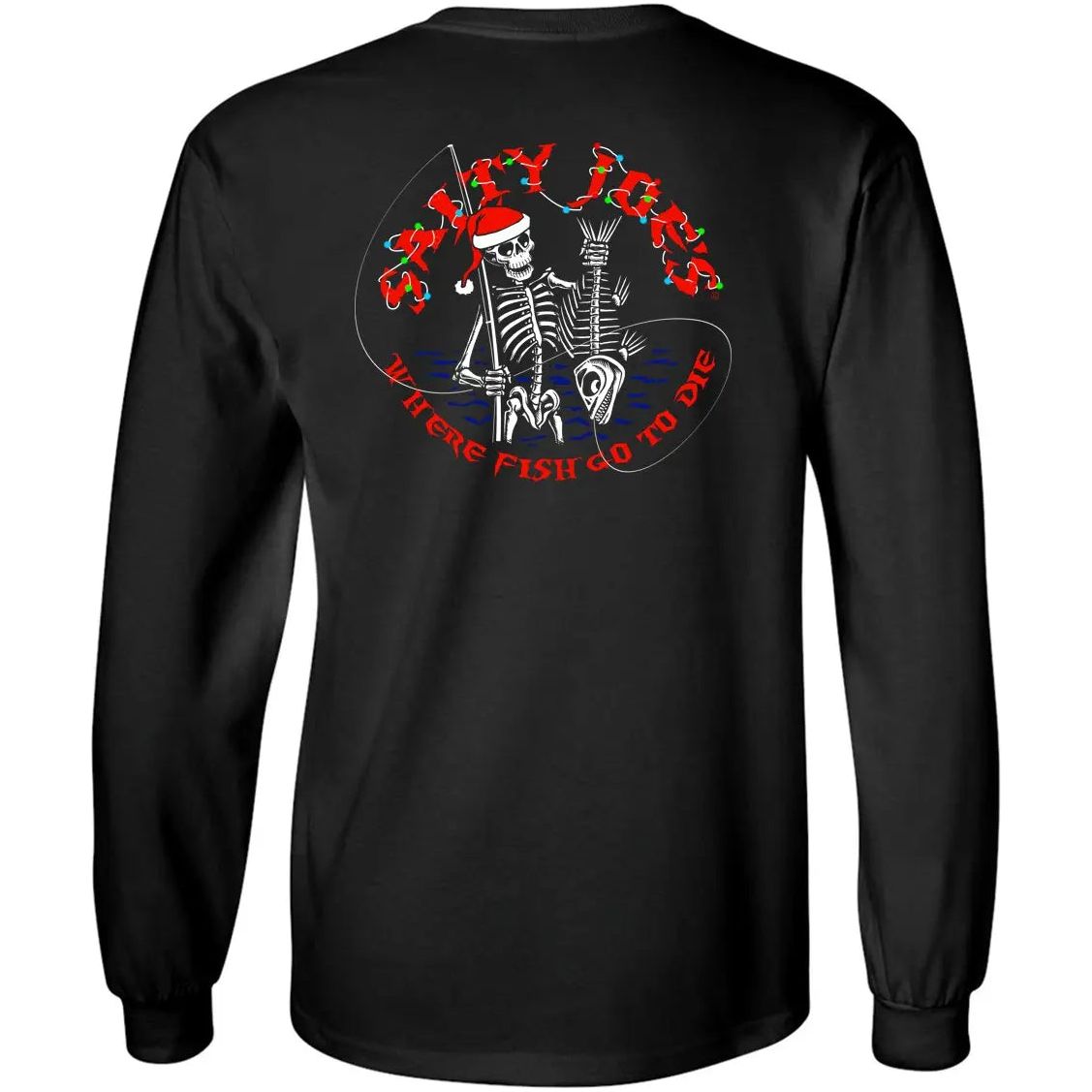 Salty Joe's Christmas Dinner Long Sleeve Tee - Angler's Pro Tackle & Outdoors