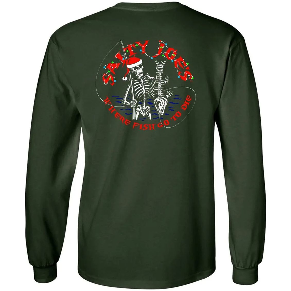 Salty Joe's Christmas Dinner Long Sleeve Tee - Angler's Pro Tackle & Outdoors