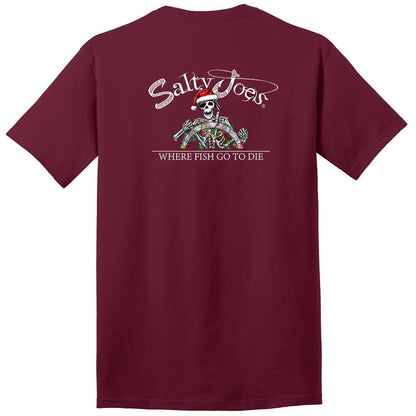 Salty Joe's Christmas Heavyweight Cotton Tee - Angler's Pro Tackle & Outdoors