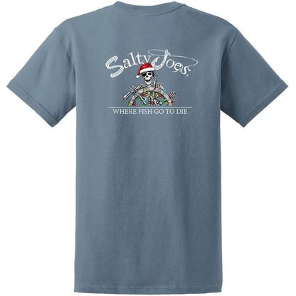 Salty Joe's Christmas Heavyweight Cotton Tee - Angler's Pro Tackle & Outdoors