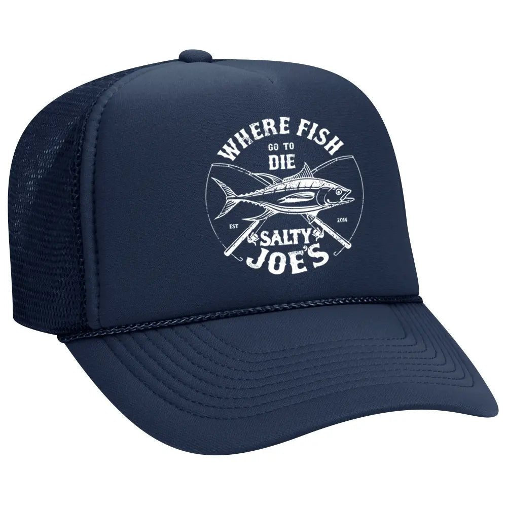 Salty Joe's Dana Logo Beach Trucker Hat - Angler's Pro Tackle & Outdoors