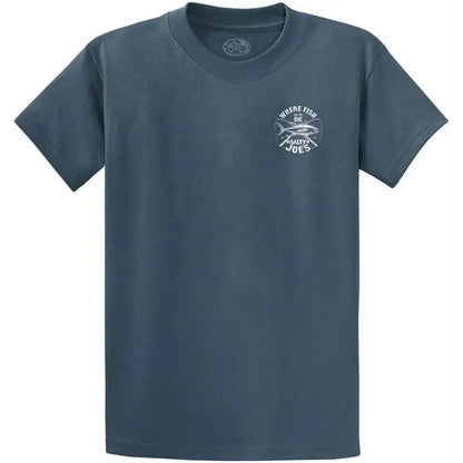 Salty Joe's Dana Logo Heavyweight Cotton Tee - Angler's Pro Tackle & Outdoors