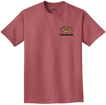 Salty Joe's Fish Count Logo Beach Wash® Garment Dyed Tee - Angler's Pro Tackle & Outdoors