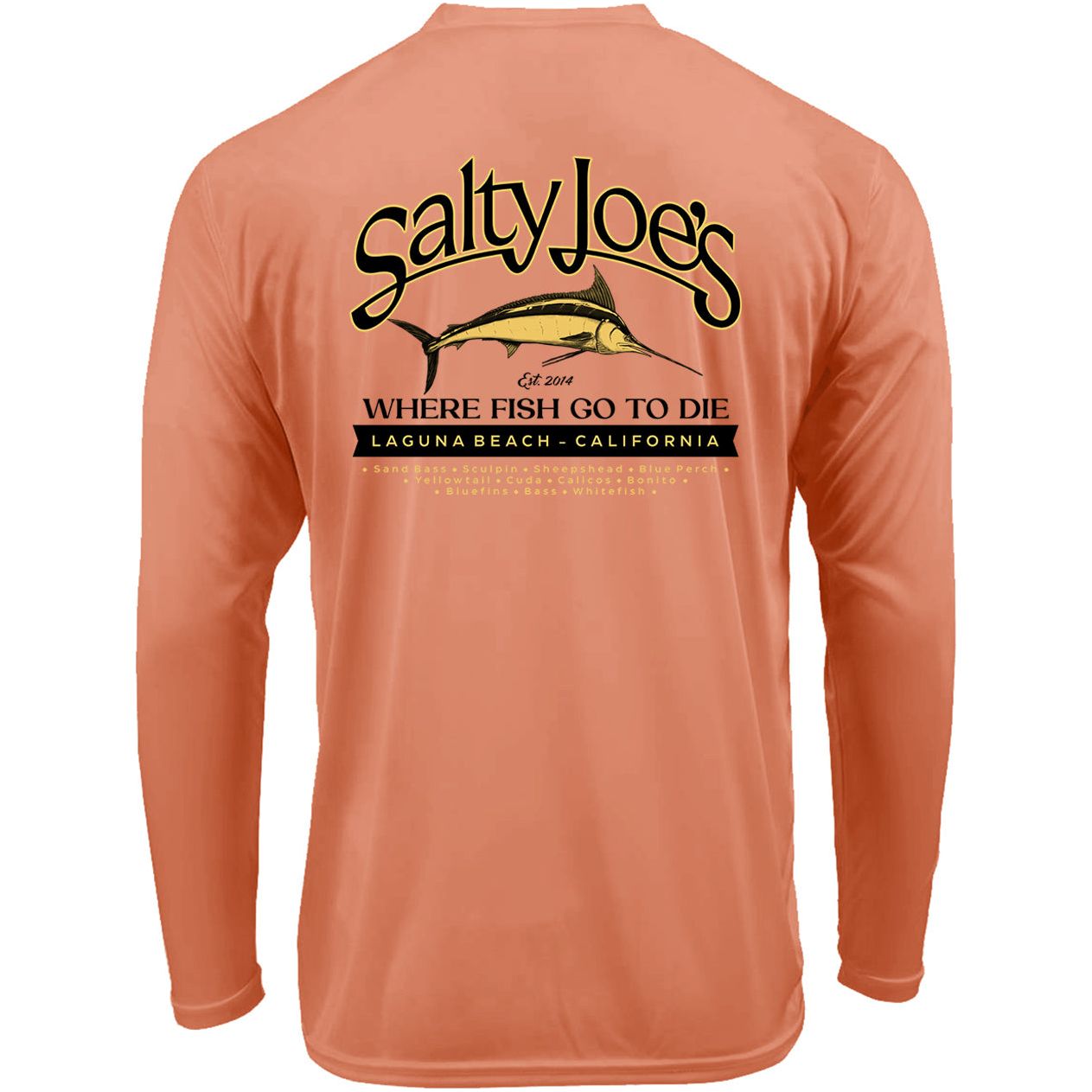 Salty Joe's Fish Count Long Sleeve Sun Shirt - Angler's Pro Tackle & Outdoors