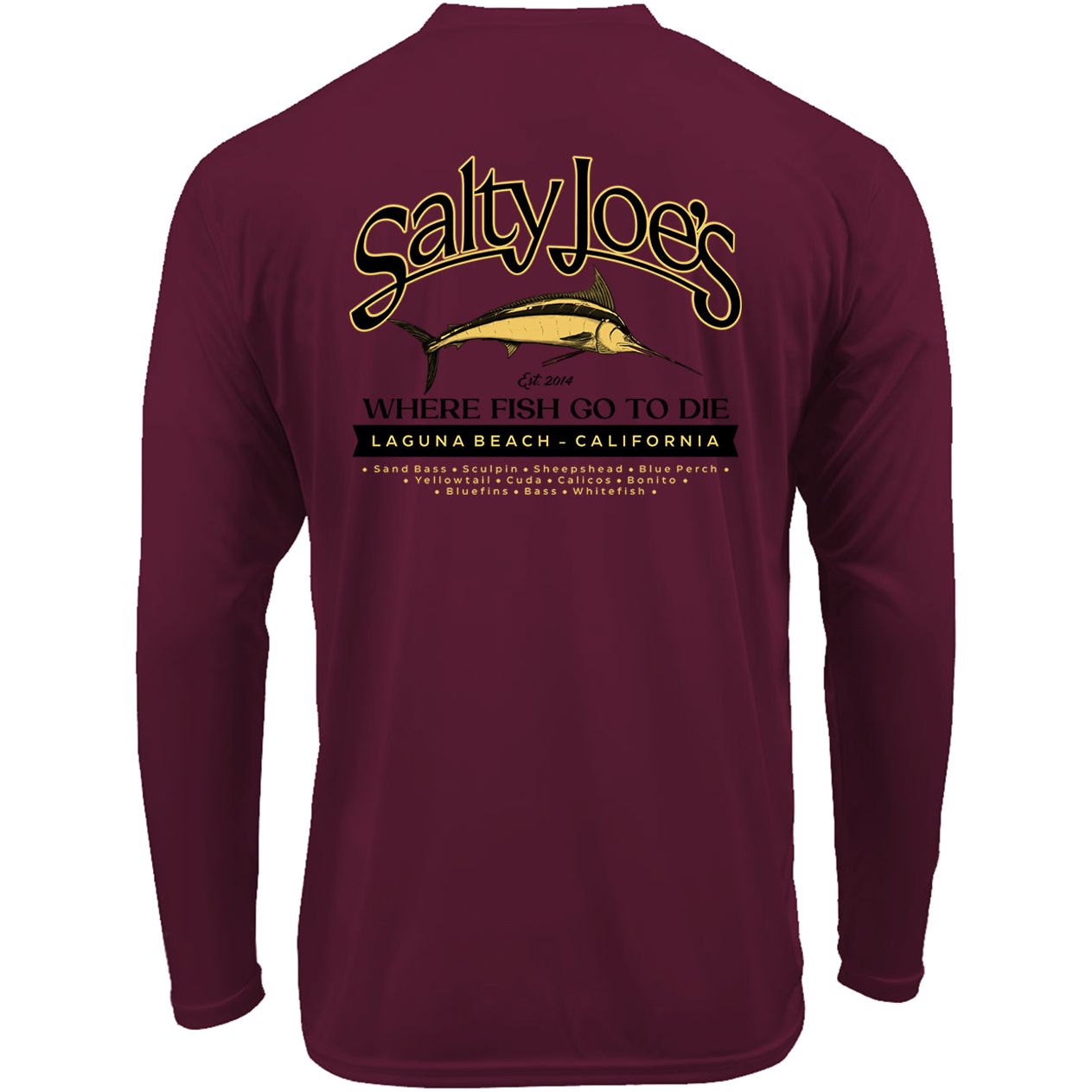 Salty Joe's Fish Count Long Sleeve Sun Shirt - Angler's Pro Tackle & Outdoors
