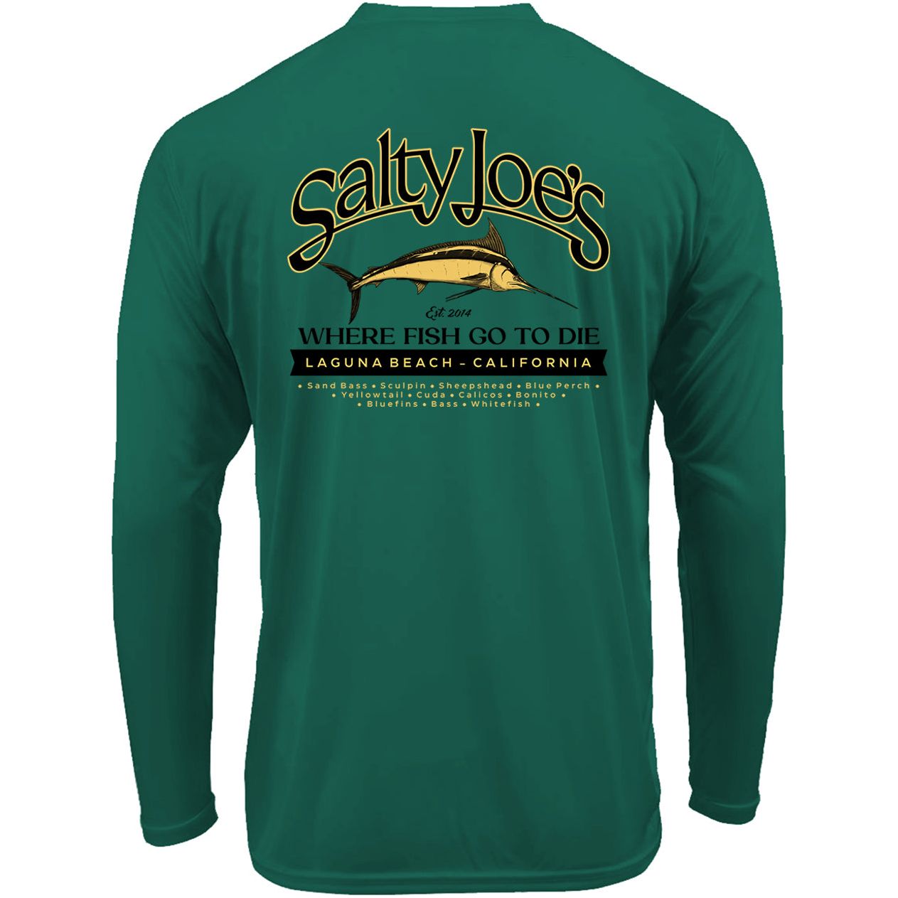 Salty Joe's Fish Count Long Sleeve Sun Shirt - Angler's Pro Tackle & Outdoors