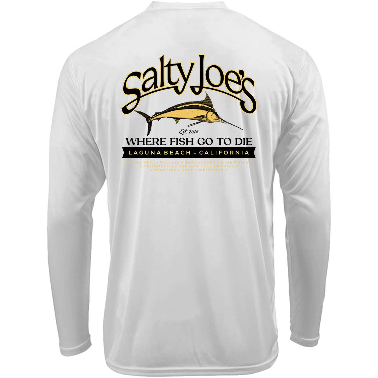 Salty Joe's Fish Count Long Sleeve Sun Shirt - Angler's Pro Tackle & Outdoors