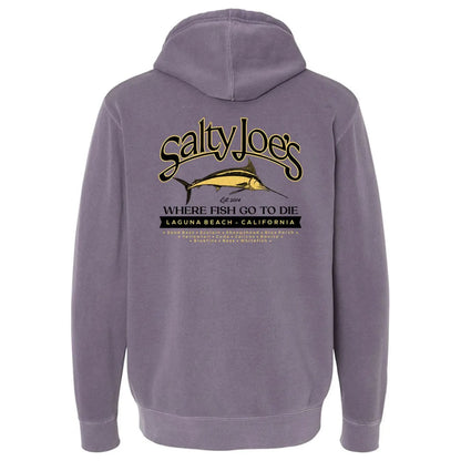 Salty Joe's Fish Count Pigment - Dyed Hoodie - Angler's Pro Tackle & Outdoors