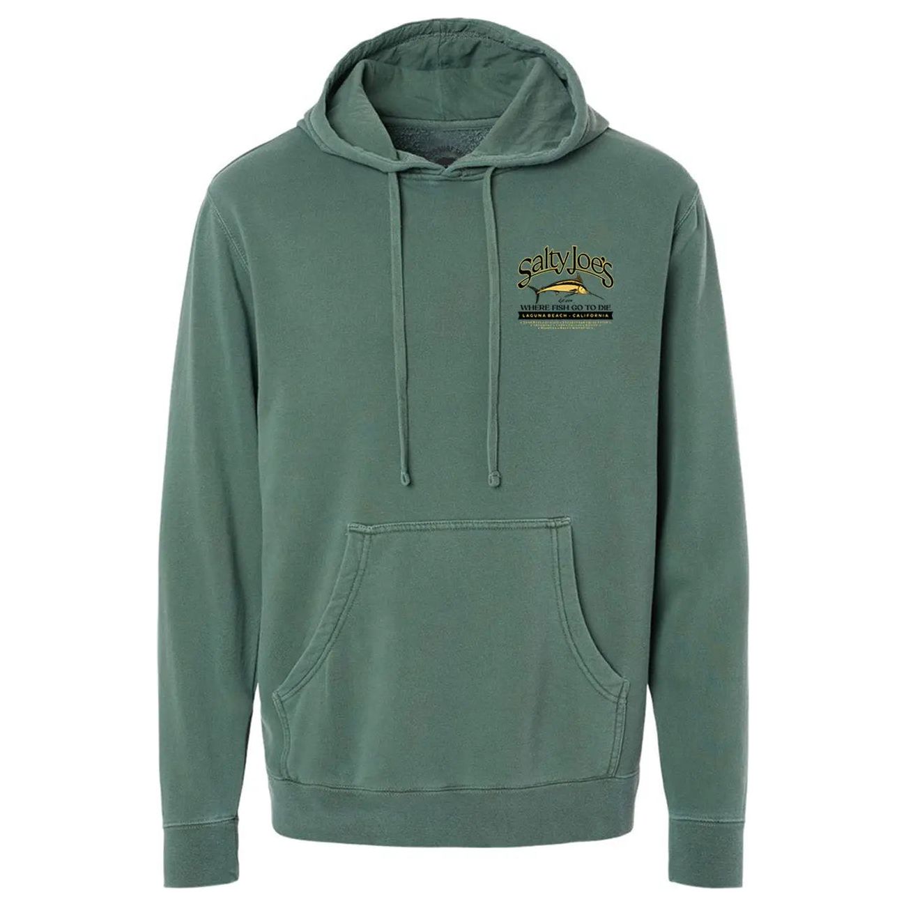 Salty Joe's Fish Count Pigment - Dyed Hoodie - Angler's Pro Tackle & Outdoors