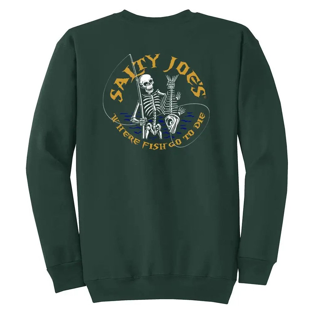 Salty Joe's Fishin' Bones Crewneck - Angler's Pro Tackle & Outdoors